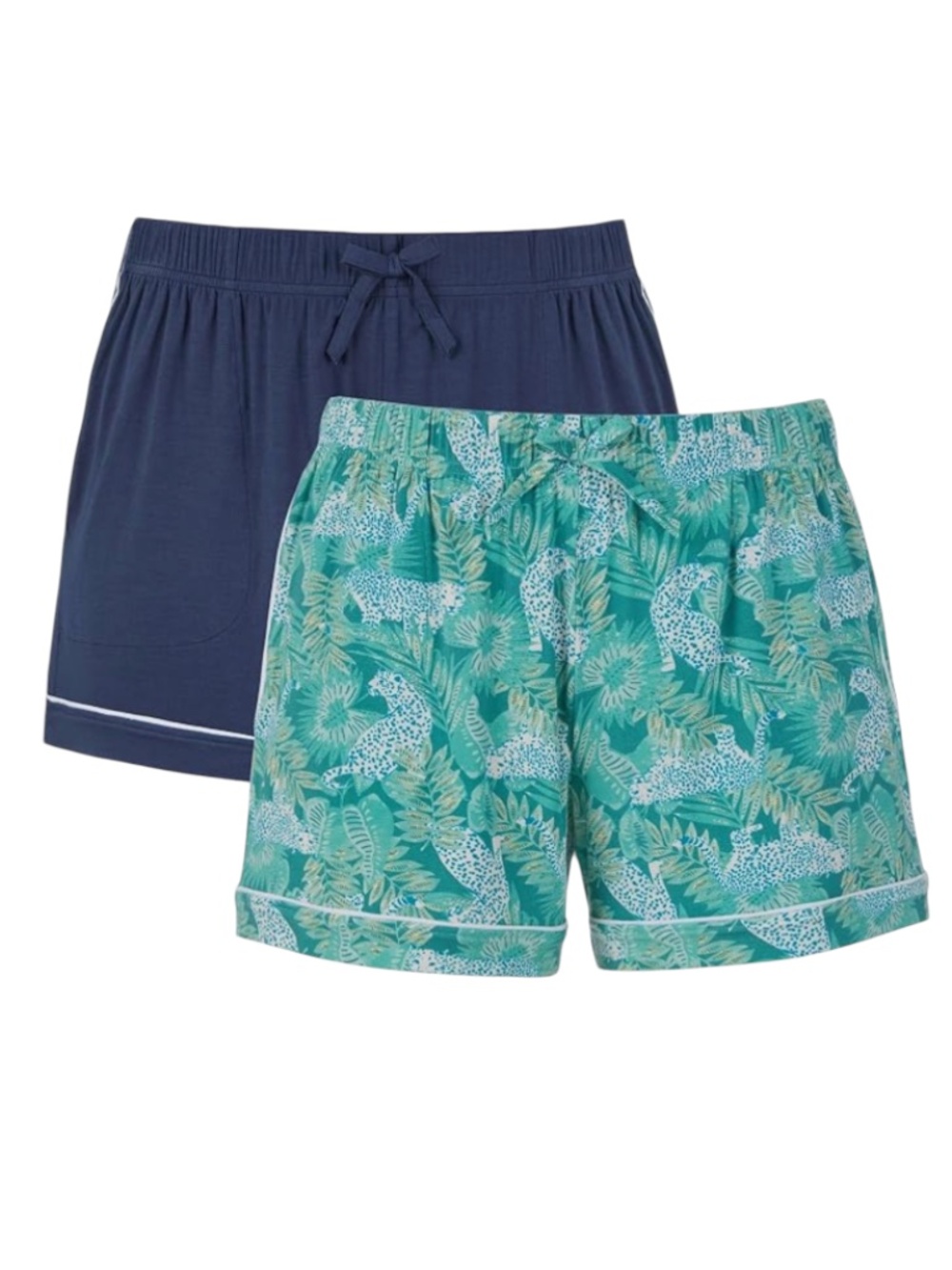 Room Service Womens Two Pack Lightweight Modal Lounge Shorts